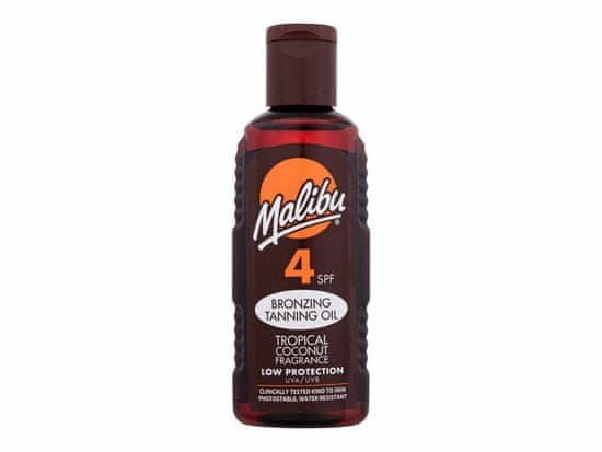 Malibu 100ml bronzing tanning oil spf4