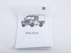 AVD Models UAZ-2315, pick-up, Model kit 1623, 1/43