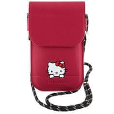 MobilPouzdra.cz Kabelka na mobil HELLO KITTY Leather Daydreaming Cord HKOWBSKCDKP , barva růžová