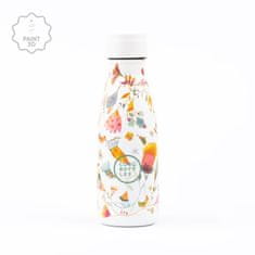 Cool Bottles Dětská nerezová termolahev COOL BOTTLES Kids Spring Flowers třívrstvá 260ml 3D