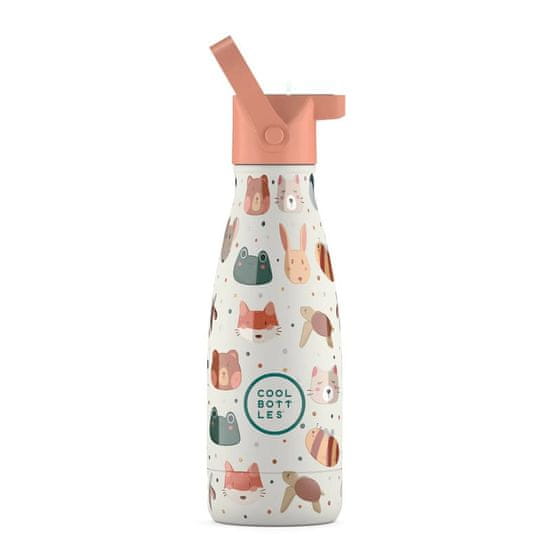 Cool Bottles Dětská nerezová termolahev COOL BOTTLES Kids Pet Lover třívrstvá 260ml 3D