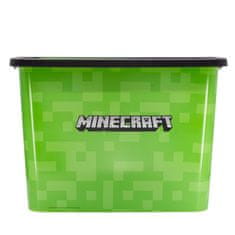 Stor Plastový úložný box MINECRAFT 23L, 04406