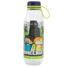 Stor Plastová láhev se silikonovým poutkem MINECRAFT, 650ml, 40483