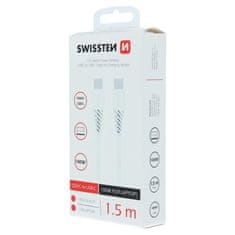 SWISSTEN Datový Kabel Swissten Tpe Usb-C/Usb-C Power Delivery 5A (100W) 1,5 M Bílý 8595217471177
