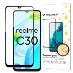 WOZINSKY Full Glue tvrzené sklo Realme C30 / Realme Narzo 50i Prime černé 5907769309472