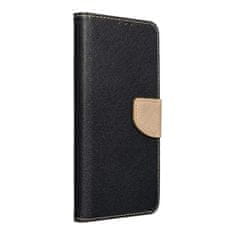 Telone Pouzdro flipové Fancy Book pro SAMSUNG A32 5G , černé / gold 5903396101106