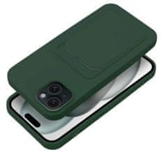 OEM Pouzdro OEM case CARD pro IPHONE 15 Plus green