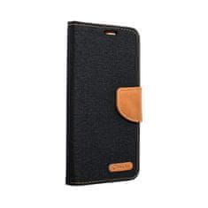 FORCELL Pouzdro Knížkové CANVAS Book pro XIAOMI Redmi NOTE 12 PRO Plus 5G , černé 5903396206924