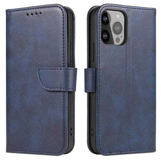 FORCELL pouzdro Magnet Case na Xiaomi Redmi Note 12 Pro+ , knížkové s uzavírací klapou, modrá, 9145576277010