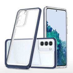 FORCELL Zadní kryt Clear 3v1 na Samsung Galaxy S21+ 5G (S21 Plus 5G) , modrá, 9145576242858