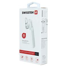 SWISSTEN Bluetooth Headset Swissten Ultra Light Ul-9 Bílý 8595217453272