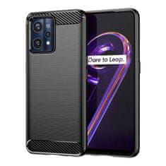 FORCELL kryt Carbon Case Realme 9 Pro + (9 Pro Plus) , černá, 9145576249208