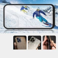 FORCELL Zadní kryt Clear 3v1 na iPhone 13 Pro Max , černá, 9145576242544