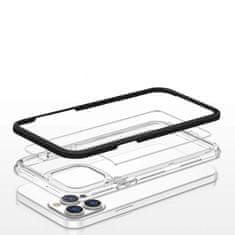 FORCELL Zadní kryt Clear 3v1 na iPhone 13 Pro Max , černá, 9145576242544
