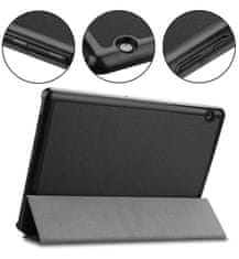 Tactical Book Tri Fold Pouzdro pro Samsung X200/X205 Galaxy Tab A8 10.5 Black 8596311173967