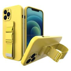 FORCELL Pouzdro na mobil s popruhem Rope Case iPhone 13 Pro Max , žlutá, 9145576218303