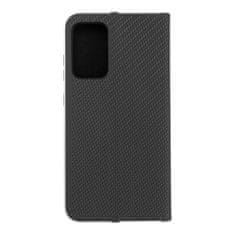 FORCELL Pouzdro LUNA Book Carbon pro SAMSUNG A52 5G / A52 LTE ( 4G ) / A52s 5G , černé 5903396098543