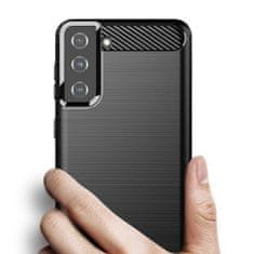 FORCELL kryt Carbon Case Samsung Galaxy S21+ 5G (S21 Plus 5G) , černá, 9111201924796