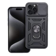 FORCELL Pouzdro SLIDE Forcell kryt Armor Case pro IPHONE 15 Pro Max , černé