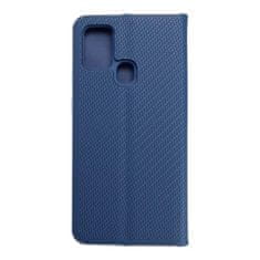 FORCELL Pouzdro LUNA Book Carbon pro SAMSUNG A21s , modrá 5903396077234