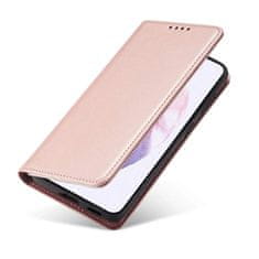 FORCELL Knížkové pouzdro Magnet Card Case pro Samsung Galaxy S22 se stojánkem a kapsou na karty , růžová, 9145576251287