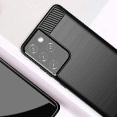 FORCELL kryt Carbon Case Samsung Galaxy S21 Ultra 5G , černá, 9111201924819