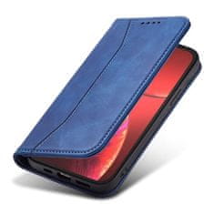 FORCELL Magnet Fancy Case pouzdro iPhone 14 Pro , knížkové s uzavírací klapou, modrá, 9145576263792