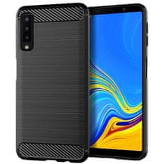 FORCELL Pouzdro Forcell Carbon Case pro SAMSUNG A7 2018 ( A750 ) , černé