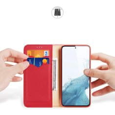 Dux Ducis Hivo pouzdro Samsung Galaxy S23+ , knížkové s uzavírací klapoublokada RFID , červená, 6934913031773