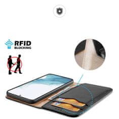 Dux Ducis Hivo pouzdro Samsung Galaxy S23+ , knížkové s uzavírací klapoublokada RFID , černá, 6934913031759