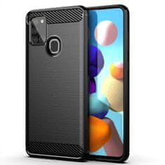 FORCELL Pouzdro Forcell Carbon Case pro SAMSUNG A21S , černé