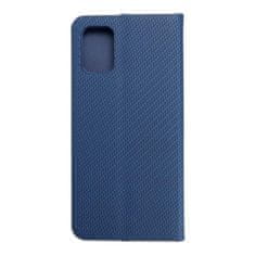 FORCELL Pouzdro LUNA Book Carbon pro SAMSUNG A71 , modrá 5903396052552