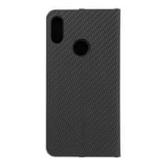 FORCELL Pouzdro LUNA Book Carbon pro HUAWEI Y6 2019 , černé 5903396009518