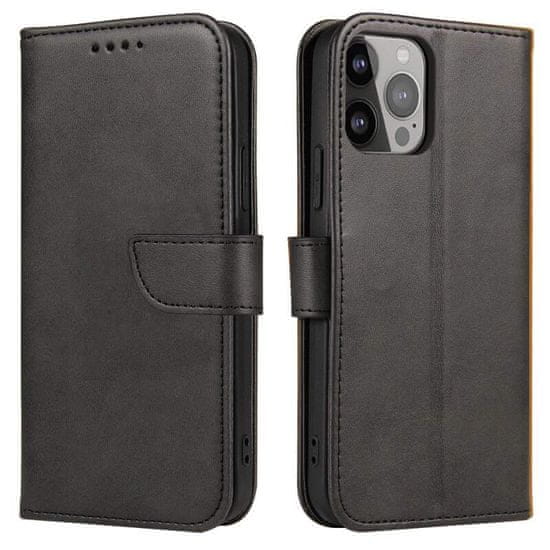 FORCELL pouzdro Magnet Case na Xiaomi Redmi Note 12 5G / Poco X5 5G , knížkové s uzavírací klapou, černá, 9145576277065