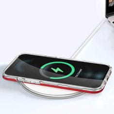 FORCELL Zadní kryt Clear 3v1 na iPhone 11 Pro Max , červená, 9145576242322