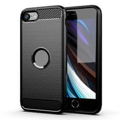 FORCELL Pouzdro Forcell Carbon Case pro IPHONE SE 2020 , černé