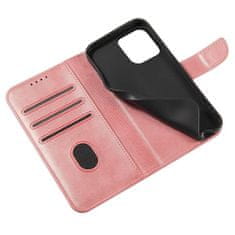 FORCELL Kožené flipové pouzdro Magnet Case pro iPhone 13 Pro , růžová, 9145576230664