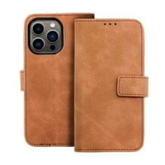 FORCELL Pouzdro Flipové TENDER Book Case pro IPHONE 13 brown 5903396139642