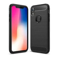 FORCELL Pouzdro Forcell Carbon Case pro IPHONE XR , černé