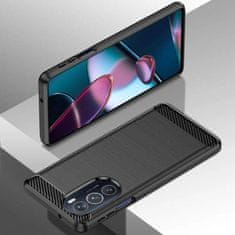 FORCELL Pouzdro Forcell Carbon Case Motorola Moto Edge 30 Pro , černá