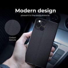 FORCELL Pouzdro LUNA Book Carbon pro XIAOMI Redmi NOTE 11 PRO / 11 PRO 5G , černé 5903396155604