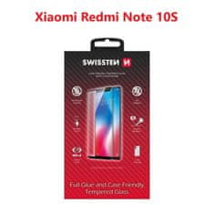 SWISSTEN Sklo Swissten Full Glue, Color Frame, Case Friendly Pro Xiaomi Redmi Note 10S Černé