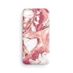 WOZINSKY Zadní silikonový kryt na mobil Marble pro Samsung Galaxy A03s (166,5) , růžová