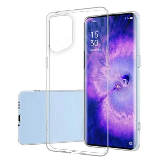 FORCELL Pouzdro Forcell zadní kryt Ultra Slim 0,5mm pro - OPPO Find X5 PRO transparent