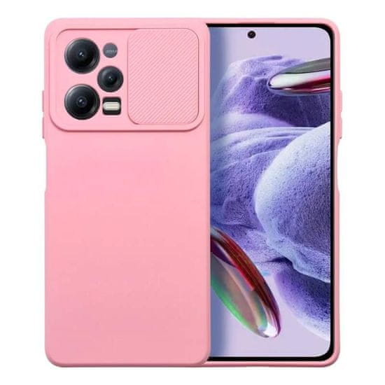 FORCELL Pouzdro Forcell Camshield SLIDE Case pro XIAOMI Redmi NOTE 12 PRO 5G light pink