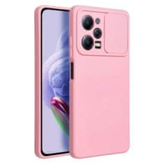 FORCELL Pouzdro Forcell Camshield SLIDE Case pro XIAOMI Redmi NOTE 12 PRO 5G light pink