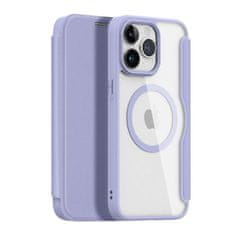 Dux Ducis Dux Ducis Skin X Pro Flipové pouzdro s MagSafe pro Apple iPhone 15 Pro purple 6934913025253