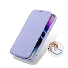 Dux Ducis Dux Ducis Skin X Pro Flipové pouzdro s MagSafe pro Apple iPhone 15 Pro purple 6934913025253