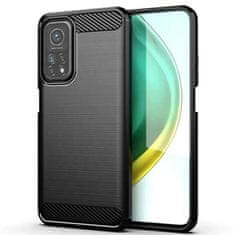 FORCELL Pouzdro Forcell Carbon Case pro XIAOMI Mi 11 Lite 5G / Mi 11 Lite LTE ( 4G ) / Mi 11 Lite NE , černé