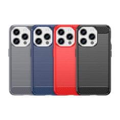 FORCELL silikonový kryt Carbon Case iPhone 15 Pro, černá, 9145576279458
